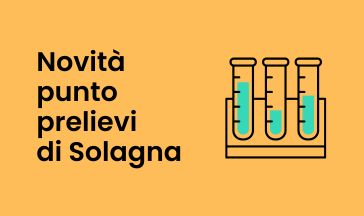 Novità Punto prelievi di Solagna