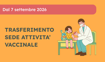 Trasferimento sede attività vaccinale